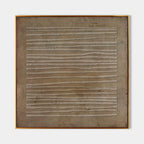 Textured Horizontal Linear Relief Painting