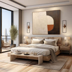Minimalist Organic Geometric Painting