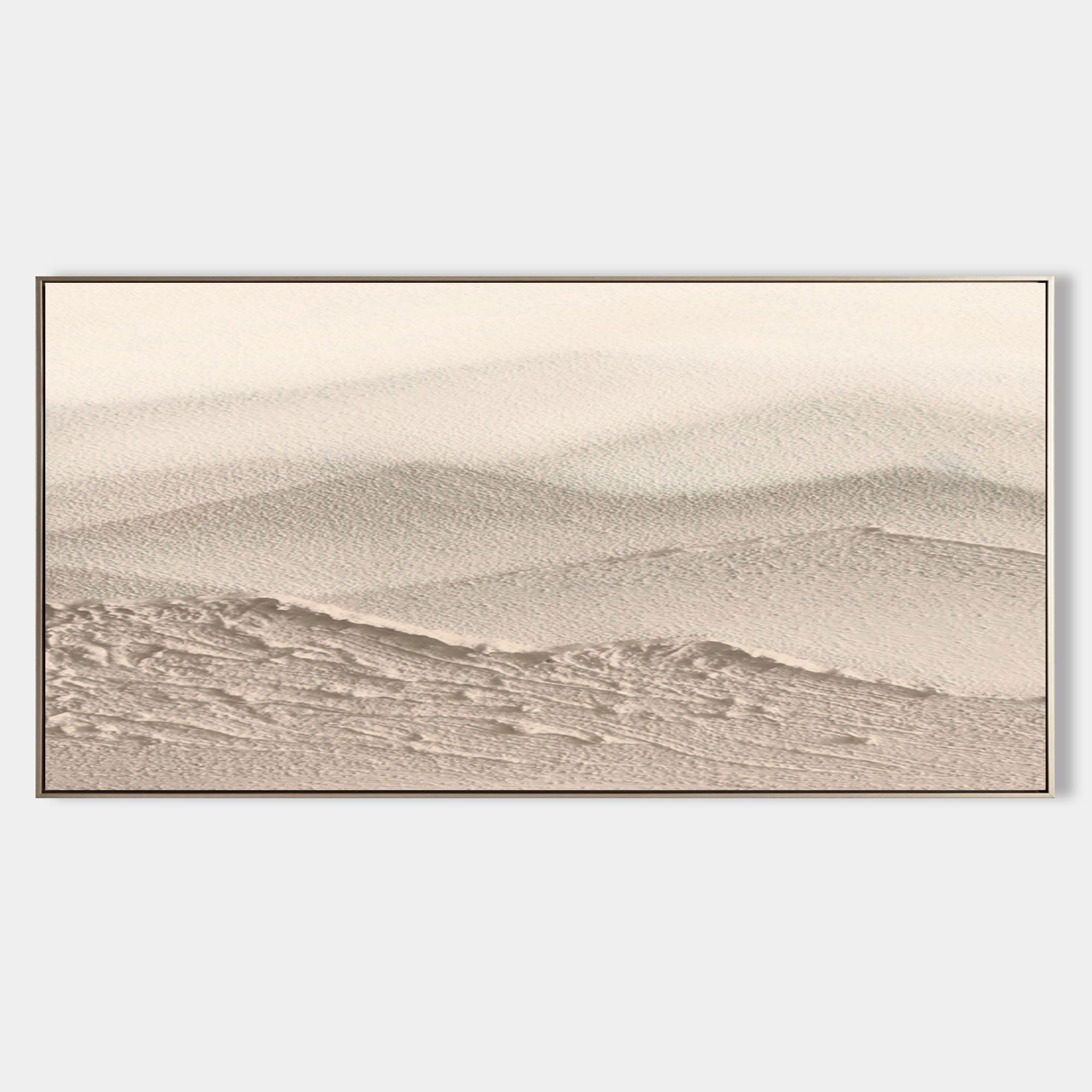 Minimalist Dune Landscape Art Oil Painting