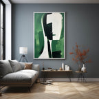 Abstract Portrait Oil Painting Minimalist
