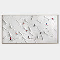 3D Textured Ski Resort Painting Winter Sports