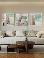 Wall Art Abstract Geometric Color Blocking Landscape