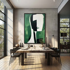 Abstract Portrait Oil Painting Minimalist