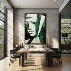 Jade Contemporary Minimalist Wall Art