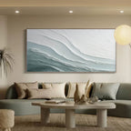 Cloudy Plaster Art Texture Painting