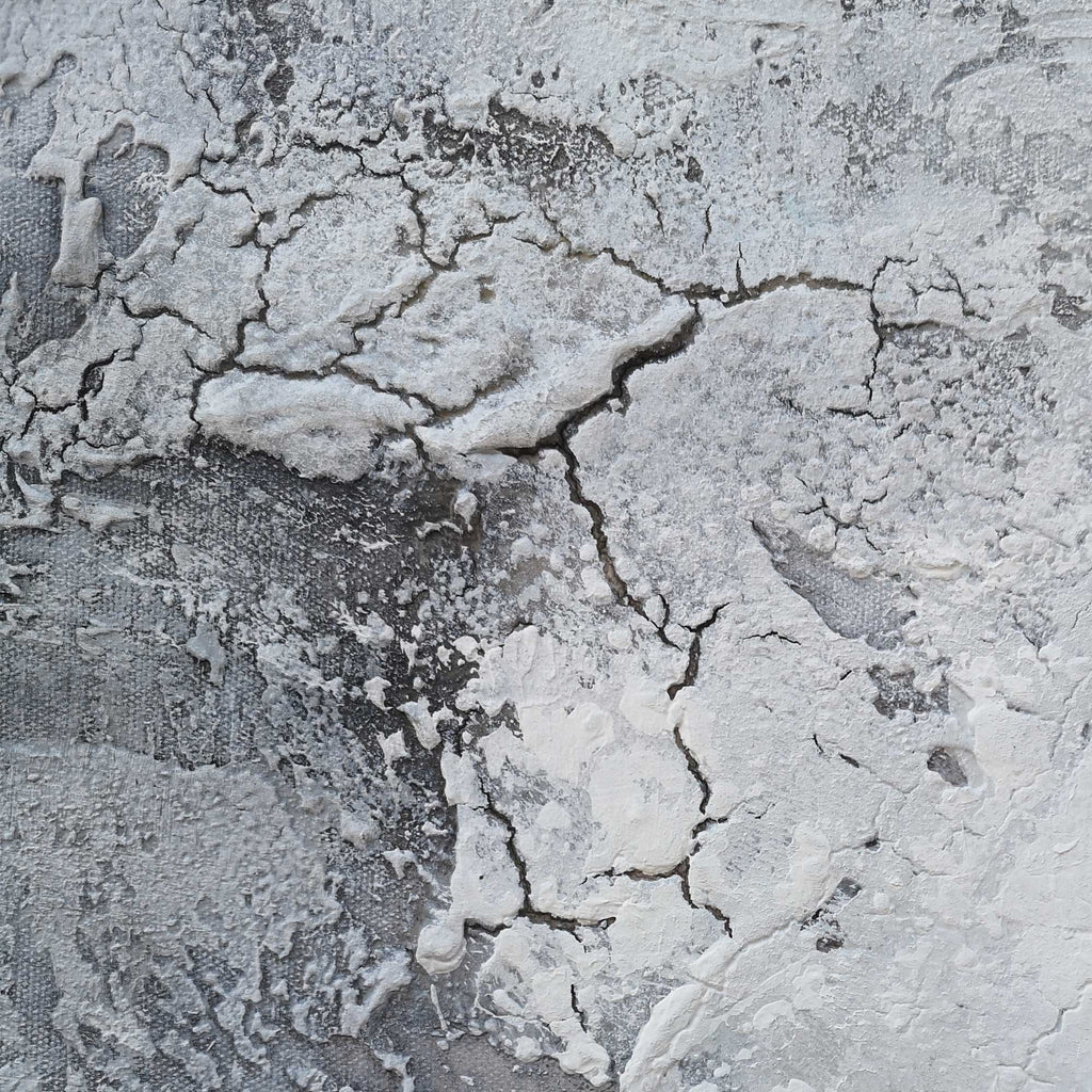 Wabi-Sabi Textured Abstract Oil Painting