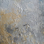 Wabi-Sabi Textured Abstract Oil Painting