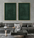 Wall Art Abstract Moody Wabi-Sabi