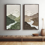 Saturn Wabi-Sabi Wall Art