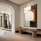 Mid-Century Modern Geometric Painting