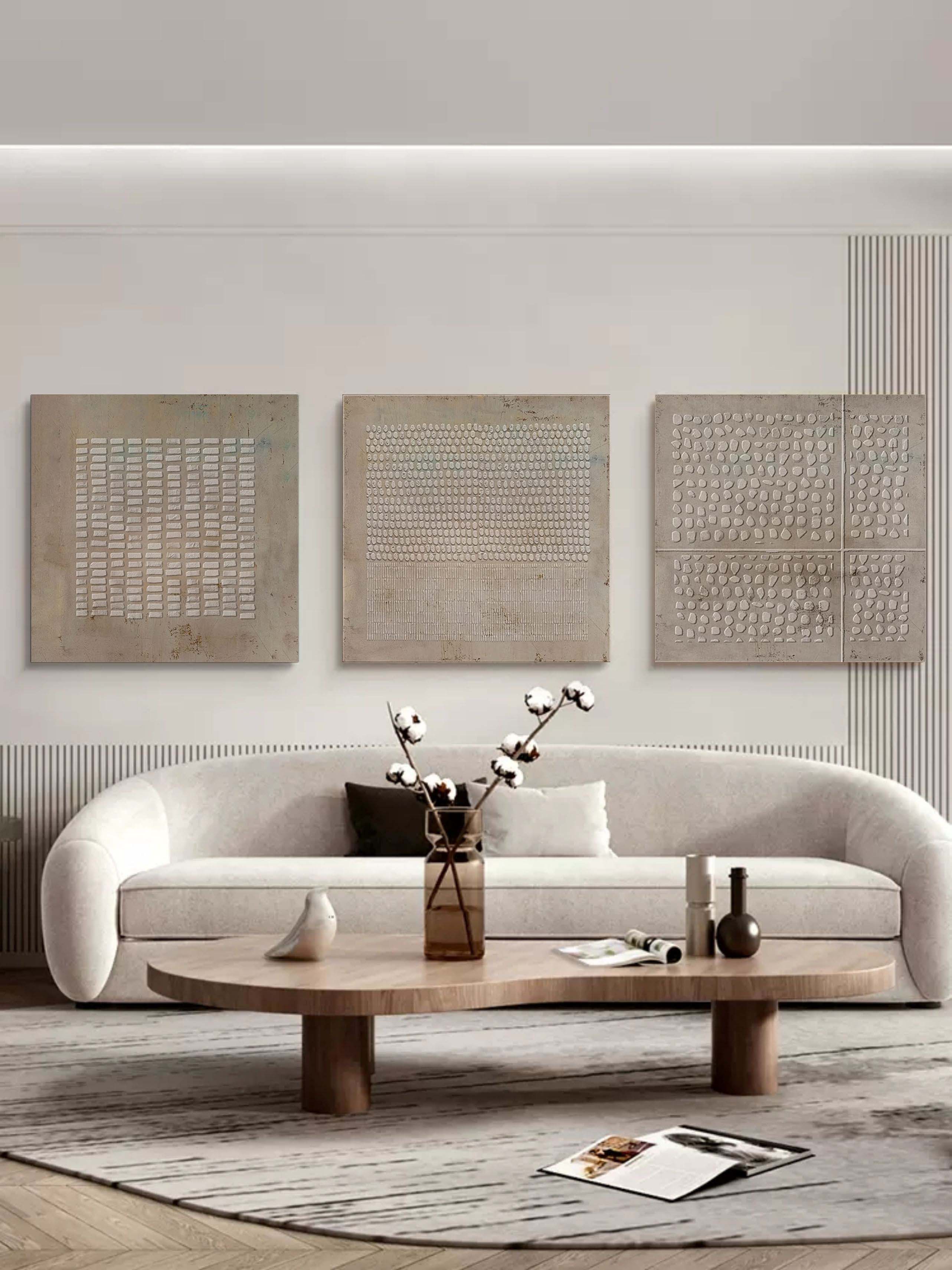 Neris Abstract Painting Set of 3