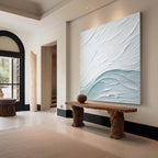 Textured Wave Landscape Art Oil Painting