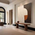 Minimalist Organic Geometric Painting