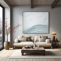 Textured Wave Landscape Art Oil Painting