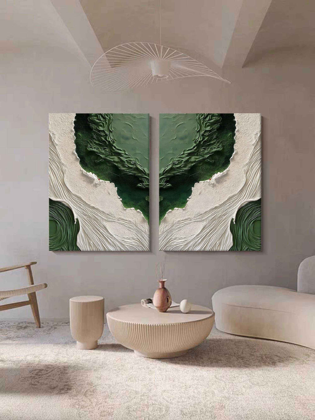 Wall Art Abstract Irregular Wavy Modern