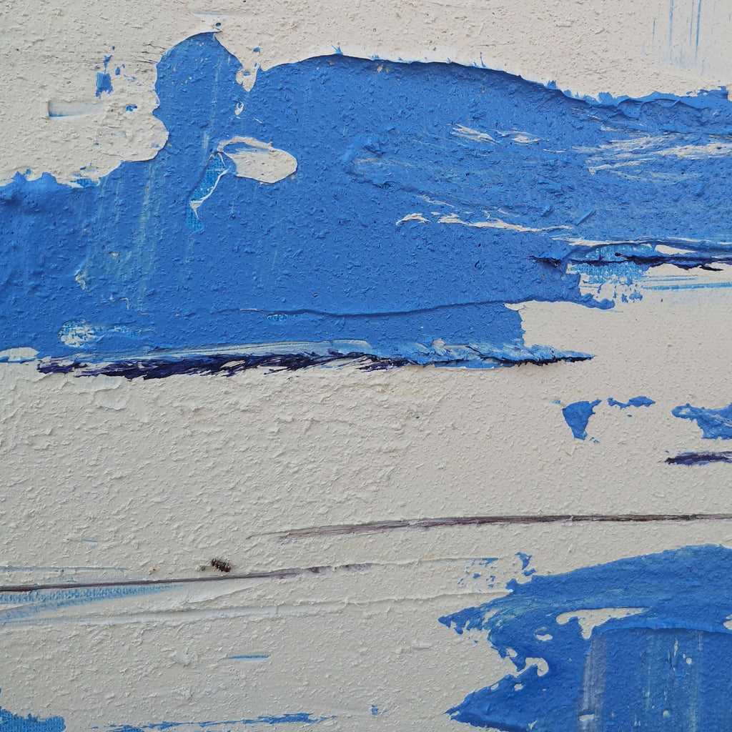 Vibrant Coastal Abstract Oil Painting