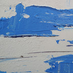 Vibrant Coastal Abstract Oil Painting