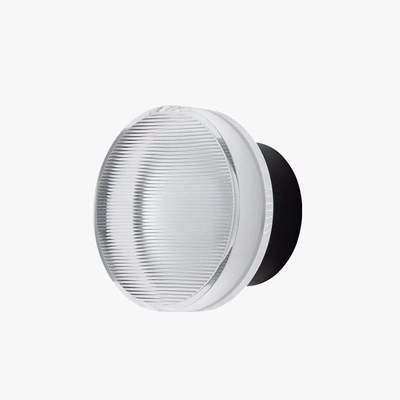 Arisha Modern Mini Bowl Metal Wall Lamp, Black/Gold