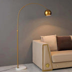 Mira Macaron Modern Fishing Arc Floor Lamp