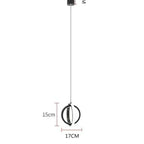 Kristy Pendant Light Spherical Modern, Metal, Black/Gold, Kitchen