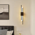 Dune Modern Bar Metal LED Wall Lamp, Black/Gold