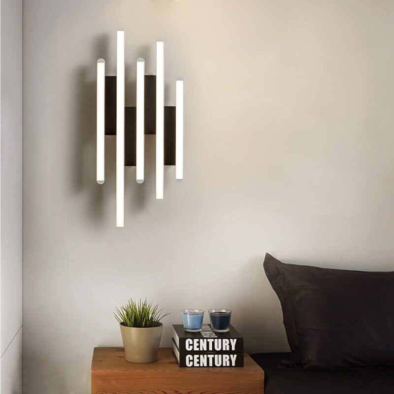 Arisha Industrial Black & White Wall Lamp, 2 Styles