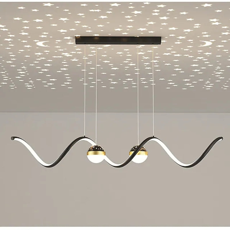 Arisha Nordic Globe Wavy Metal/ Pendant Light