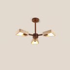 Hedra  Travertone  Geometric  Chandelier