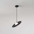 Arisha Minimalist Star Ring Pendant Light,Black/White