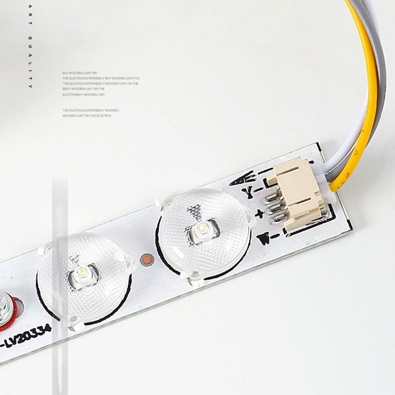 Arisha Minimalist Round Metal/ Flush Mount Ceiling Light, White/Coffee/Grey/Gold