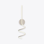 Arisha Modern LED Art Interior Wall Light Spiral, Black & White