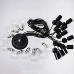 Silva Retro Country LED Spider Chandelier, Black/White