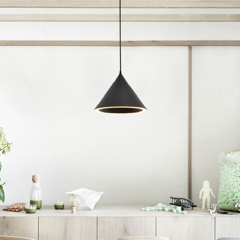 Aria Funnel-Shape Colourful LED Pendant Light