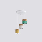 Valentina Modern Can Shape Metal/Wood Pendant Light