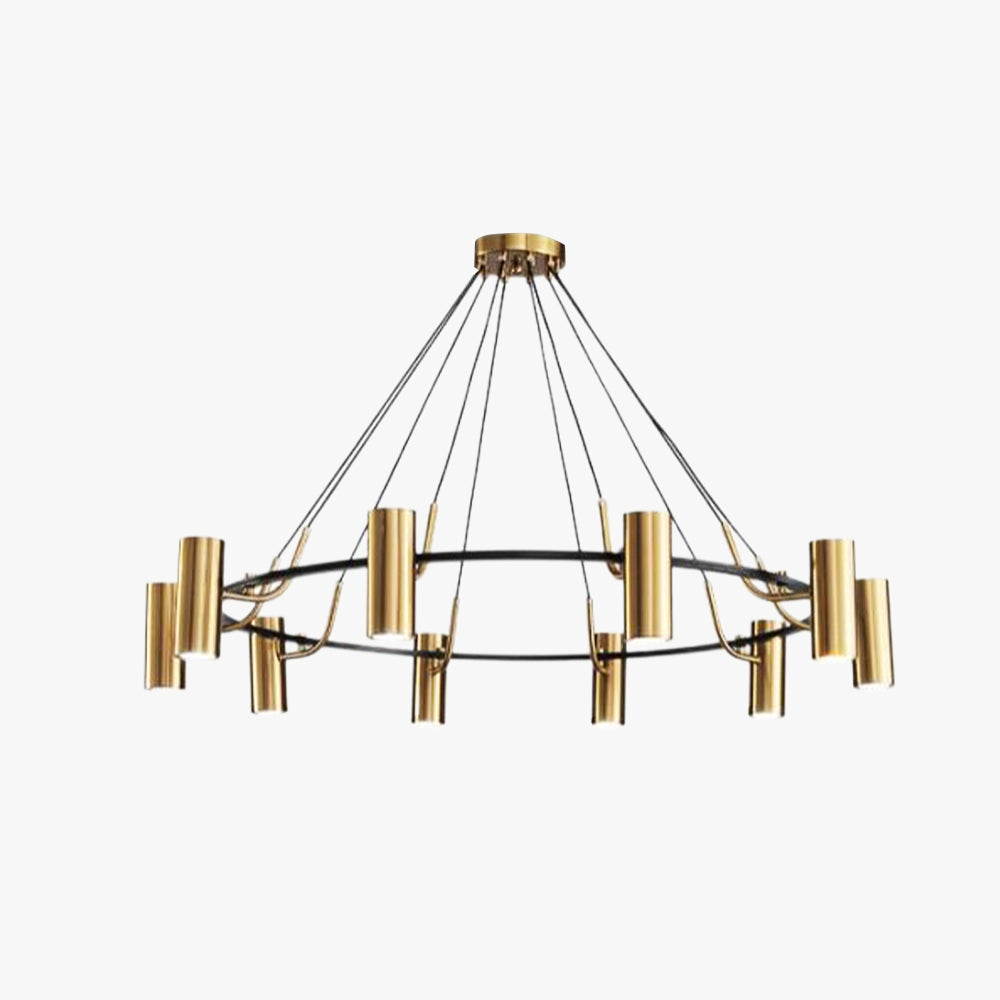 Arisha Modern Spotlight Metal Pendant Light, Gold