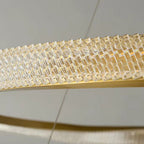 Kristy Pendant Light, Aluminium & Arcylic, 1/2 Rings, 2 Color