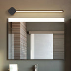 Arisha Minimalist Square Linear Metal/ Wall Lamp, Black/White