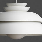 Valentina Modern White Pendant Light, Metal