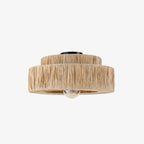 Muto Rustic Boho Rattan Pendant Light, 3 Style