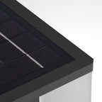 Aria Modern Square Metal Outdoor Light Post