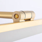 Arisha Vintage Linear Metal/ Wall Lamp, Black/Gold