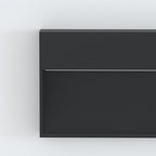 Ray Metal Rectangular Outdoor Deck/Step Light, Black