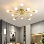 Silva Modern Simple Flush Mount Ceiling Light, 6/8/10 Heads