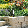 Ray Minimalist Cylindrical Outdoor Ground Ligh, Black