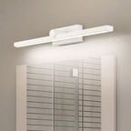 Arisha Nordic LinearMetal Mirror Front Vanity Wall Lamp, White