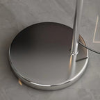 Salgado Modern Arc Metal Floor Lamp, Chrome, Study/Bedroom