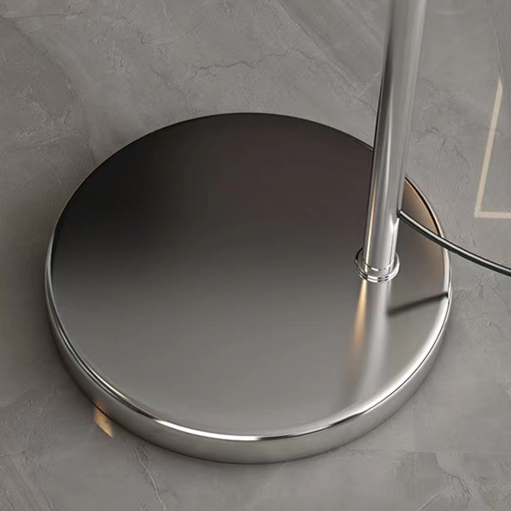 Salgado Modern Arc Metal Floor Lamp, Chrome, Study/Bedroom