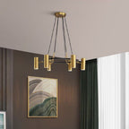 Arisha Modern Spotlight Metal Pendant Light, Gold