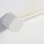 Arisha Minimalist Square Linear Metal/ Wall Lamp, Black/White