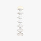Salgado Bauhaus Gourd Floor Lamp, Black/White